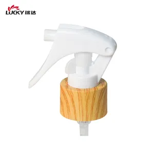 Factory Supplier 24mm 28mm Plastic Fine Mist Sprayer Custom Water Transfer Bamboo Print Perfume Mini Trigger Sprayer