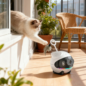 क्लासिक पर्यावरण के अनुकूल लक्जरी वाईफ़ाई 4 जी बिल्ली कुत्ते पक्षी पालतू जानवर हल्के टिकाऊ प्लास्टिक ट्रैकिंग व्यापक-कोण रात दृष्टि गति - Product Image 3