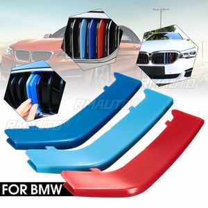 3 piezas de pegatinas 3D para la rejilla delantera del coche, pegatinas deportivas para BMW Serie 3 F30 2013 2014 2015 - Product Image 1