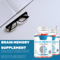 Gummies de Suppléments Cérébraux et de Mémoire à Marque Blanche OEM, Vente Chaude, Améliorent l'Immunité pour Adultes, 60 Unités, Sans Gluten, Déconseillé aux Femmes Enceintes