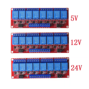 Modulo Relè a 1 2 4 6 8 Canali 5V 12V 24V con Optoaccoppiatore, Supporto per Attivazione a Livello Alto e Basso - Product Image 2