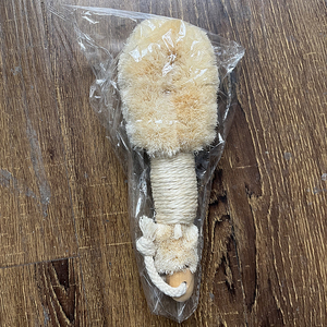Brosse <span class=keywords><strong>de</strong></span> massage exfoliante pour le bain, vente chaude, brosse corporelle en sisal naturel végétalien avec poignée en <span class=keywords><strong>cordon</strong></span> - Product Image 6