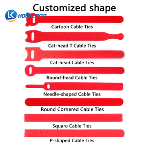 Bán buôn tùy chỉnh mềm Nylon tự dính hai mặt móc và vòng lặp Băng buộc cáp Tie cuộn cho văn phòng nhà - Product Image 5