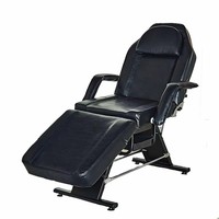 Table de massage pliable de luxe à trois sections de haute qualité pour salon de beauté, lit de beauté pour extensions de cils
