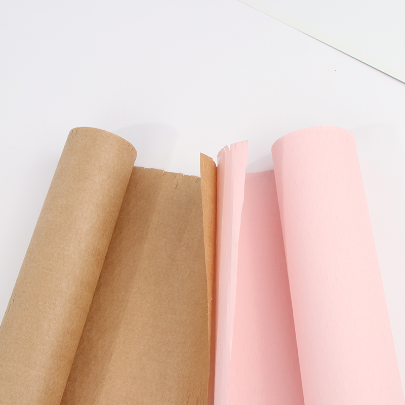 Wholesale Promotional White Kraft Paper Wrap Paper Packing Black Honeycomb Cushioning Wrapping Paper Gift Roll