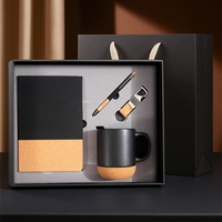 Set de Cuadernos Minimalistas Chinos Modernos, Diario Vintage con Reverso de Corcho y Personalización de Logotipo para Recuerdos Empresariales