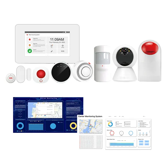New technology simple safe alarm system Security prevention and control Timely feedback to the owner