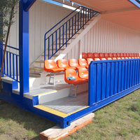20/40 pieds tribune modulaire de 2 étages conteneur d'expédition stade sièges temporaire événement sportif gradins