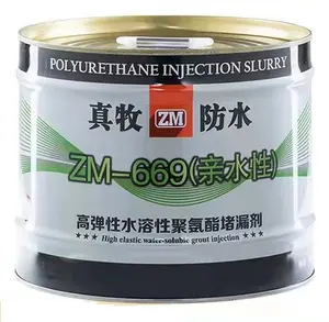 Nước Sinh Ra Polyurethane Vữa Phun Chất Lỏng Bùn Cho Vết Nứt Mái Nhà, Rò Rỉ Tường Và Rò Rỉ Tàu Điện Ngầm