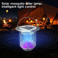 Lampe anti-moustiques solaire sans fil portable pour le camping, tue-insectes portable