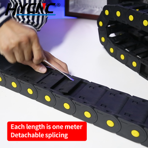 สายสะพานร่องถังลากพลาสติกความเร็วสูงเครื่องวิศวกรรมเงียบเครื่องมือนำทางโซ่ลาก - Product Image 4