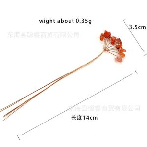 กิ่งก้านคริสตัลธรรมชาติรูปทรงไม่สม่ำเสมอสำหรับตกแต่งบ้าน วัสดุ K9 ใช้ทำต้นไม้เงิน ต้นไม้นำโชค หรือช่อดอกไม้ - Product Image 3