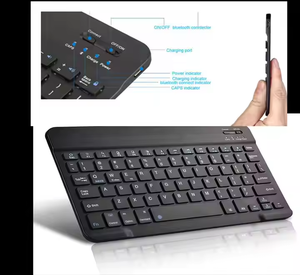 Mini Teclado y Ratón Inalámbricos Retro Más Vendidos para Tablet y Teléfono Móvil - Product Image 2