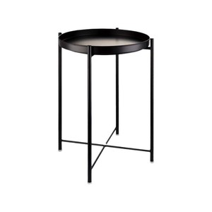 Small <b>side</b> <b>table</b> - Waterproof metal <b>side</b> <b>table</b>, small sofa, coffee <b>side</b> <b>table</b>, bedroom indoor/<b>outdoor</b> with detachable tray - Product Image 1
