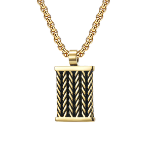 <span class=keywords><strong>Alin</strong></span> Klassische Wasserdichte Edelstahl-Halskette Luxus Herrenschmuck Geschenk Punk Hip Hop Kubanische Gliederkette Choker-Halskette - Product Image 2
