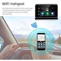 Dashcam chaude 4g 1920P avec enregistrement à double objectif Wifi Gps suivi Vision nocturne à distance vérification vidéo en direct caméra de voiture 4g
