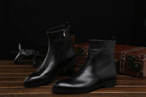 2026 Best-Selling Product-High Quality Custom Leather Handmade <b>Ankle</b> <b>Waterproof</b> Winter Work <b>Boots</b> with Modern Fashionable Design - Product Image 4