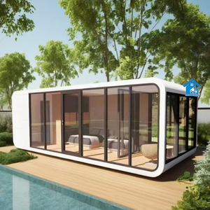 Sang trọng 11.5 không gian viên nang prefab nhà thép Cấu trúc thiết kế cho khu du lịch & homestays <span class=keywords><strong>container</strong></span> & vật liệu thép - Product Image 1