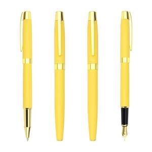 Stylo à bille métallique brillant et coloré, personnalisé, minimaliste, pour jeunes et enfants, idéal comme cadeau d'affaires - Product Image 6
