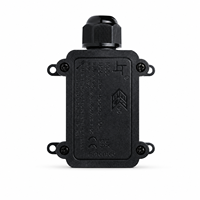 Boîtier de jonction étanche IP68 M20, connecteur de câble 1 voie, ignifuge, pour câblage extérieur souterrain, idéal pour éclairage de jardin