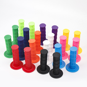 Manopole per Moto da 22mm Manopole per Dirt Bike 7/8" Impugnatura in Gomma per Biker Scooter Manubrio Pillow Top Acceleratore Barra da 22mm - Product Image 1