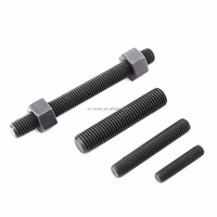 Factory Quality Hot Dip Galvanized HDG Steel Metric Threaded Rod M6-M24 Grade 8.8 Fully Threaded Left/Right Hand Zinc Black