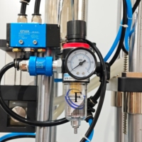 High Accuracy Single Nozzle Perfume Filling Machine Semi Automatic Air Driven Filling Equipment
