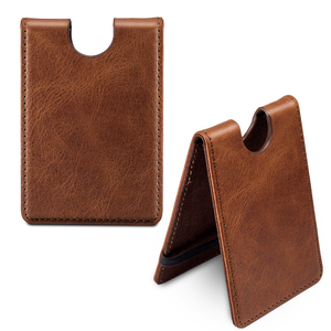 Porte-cartes de crédit en cuir fin de luxe pour homme, modèle A sans fermeture, vente en gros d'usine <span class=keywords><strong>Aaron</strong></span>/OEM, fabriqué en Chine - Product Image 1
