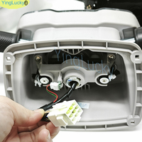 Super Carte Mère LED Moto Guidon Jauges DIY Kit Arcade Enfants Simulation Racing Jeu Vidéo Machine Métal Matériel