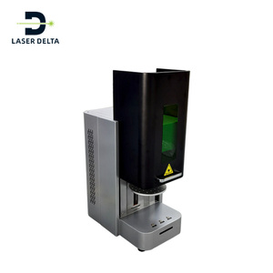 ง่ายต่อการใช้ฝาครอบปิด20W 30W 50W ไฟเบอร์เลเซอร์เครื่องหมายราคาสำหรับโทรศัพท์มือถือจี้เงินทอง - Product Image 4