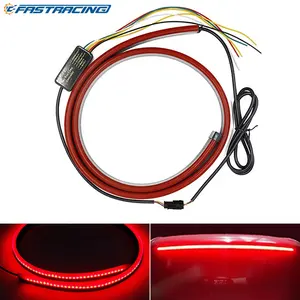 Xe Styling Trunk Tail Đèn Phanh Cao Bổ Sung Dừng Phía Sau Đuôi LED Strip Bật Tín Hiệu Chạy Nhẹ Tự Động Cảnh Báo Đèn