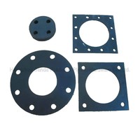 Joint d'étanchéité plat en caoutchouc silicone carré à quatre trous, résistant à l'usure et aux hautes températures, étanche