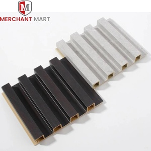 Panneau décoratif mural moderne pour appartement Panneaux muraux en PVC WPC imperméable Panneau mural solide et bon marché pour magasin en <span class=keywords><strong>bois</strong></span> - Product Image 1