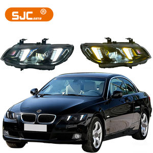 Faros Delanteros LED SJC Auto de Doble Color para <span class=keywords><strong>BMW</strong></span> Serie 3 M3 E92 E93 LCI 2010-2013, Ojos de Serpiente Modificados con DRL para 335i <span class=keywords><strong>328i</strong></span> - Product Image 1