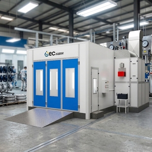 Cabine de peinture OBEC, ensemble complet, salle de peinture automobile avec système de filtration des gaz d'échappement et système de chauffage pour atelier de carrosserie automobile professionnel - Product Image 2