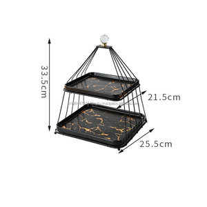 Serveur de gâteau en marbre de qualité supérieure, plateau rond en marbre fin pour la décoration intérieure et les utilisations occasionnelles - Product Image 5