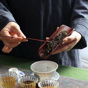 Service à thé artisanal en bambou, six ustensiles pour la cérémonie du thé Kung Fu, origine Zhejiang, qualité supérieure - Product Image 3
