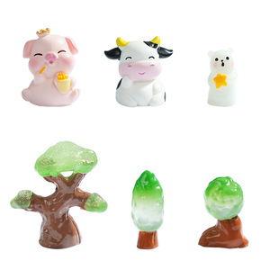 Creative <span class=keywords><strong>Dream</strong></span> Forest Rockery Cascada Micro paisaje Decoración Resina personalizada Adorno artesanal - Product Image 5