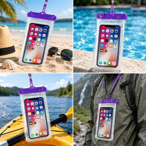 Sacs de natation étanches, sac lumineux étanche pour téléphone, pochette pour téléphone portable, housse en PVC pour téléphone 12 <span class=keywords><strong>Pro</strong></span> Xs Max S10 - Product Image 5