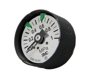Nouveau Japon SMC Original Authentique G36-10-01 |   Manomètre axial SMC R1/8mm, plage de mesure 0-1,0mMpa - Product Image 3