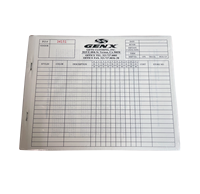 Deli — carnet de notes d'inspection, rapport correctrices, duplicateur, taille à 2 plis, 210x295mm, A4