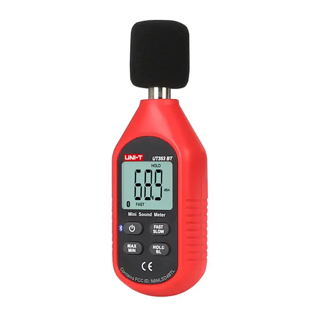 Uni-t โรงงานเสียงรบกวนด้วยใบรับรอง CE ประเภท 1 reed sound level meter