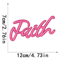 Patchs en feutre thermocollants roses/noirs tendance, faits main, avec broderie de lettres et sequins, diverses expressions inspirantes pour vêtements, casquettes et sacs