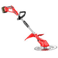 Tondeuse à gazon électrique rechargeable, coupe-herbe domestique au lithium-ion, désherbeur portatif, récolteuse de blé, lame fabriquée en Chine