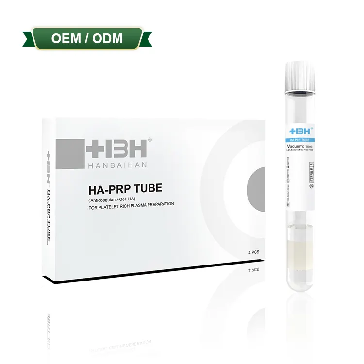 Integración de tubo de HA PRP para Terapia de PRP de ingeniería de precisión: Integración de HA para dermatólogos en atención estética
