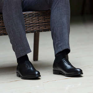 Zapatos Formales de Negocios de Cuero de Gran Tamaño 2026, Zapatos Oxford de Moda Casuales de Cuero Negro, Zapatos Hechos a Mano con Cordones para Hombre - Product Image 6
