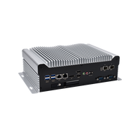Aluminium Super Ipc Usb Slot I7-11700 Rugged Box Mini Pc 2 Lan Fanless Pc I3 Industry Embedded Pc