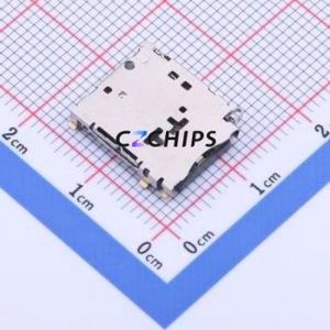 XKNANO-1131-1 SIM Card Connector SMD Connector Plug-In Type Nano SIM Card Card Holder With Card Detection - Product Image 1