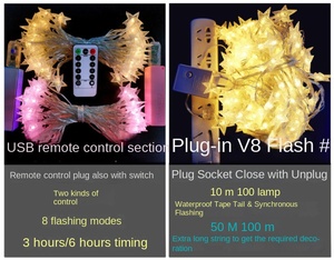 Đèn trang trí không khí lễ hội Giáng sinh Ngôi sao Giáng sinh Quả cầu pha lê Đèn hình bông tuyết Điều khiển từ xa Hướng dẫn sử dụng Đèn LED Polystyrene - Product Image 6