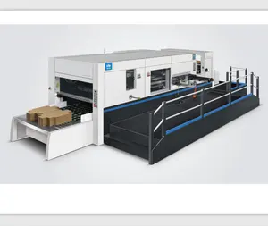 MHK-FC series Automatic Die Cutting & Creasing Machine with Stripping (Lead Edge Feeder)